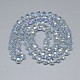Electroplate Glass Beads Strands EGLA-Q083-6mm-A07-2