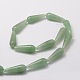 Natürliche grüne Aventurin-Tropfenperlenstränge G-E329-31-2