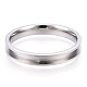 201 кольцо из нержавеющей стали с рифлением для пальцев RJEW-TAC0017-4mm-06A-1