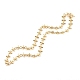 Brass Bar Link Chain Necklaces NJEW-JN03355-1