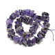 Natural Amethyst Beads Strands G-R427-01-2
