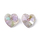 Transparent Faceted Glass Charms RGLA-L026-B16-2