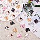35 Pieces Cat Enamel Charm Pendant Alloy Enamel Animal Charm Mixed Color for Jewelry Necklace Bracelet Earring Making Crafts JX249A-2