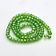 AB Color Plated Faceted Rondelle Electroplate Glass Beads Strands GLAA-A024D-AB03-2