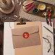 CRASPIRE Mushroom Wax Seal Stamp Star Wax Stamp 30mm/1.18inch Removable Brass Head Sealing Stamp with Wooden Handle for Invitation Envelope Cards Gift Scrapbooking AJEW-WH0184-0728-3