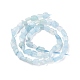 Natürliche Aquamarin Perlen Stränge X-G-D0004-A02-04-5