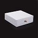 Caja de juego de joyería de cajón de papel cuadrado CON-C011-03A-07-2
