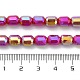 Chapelets de perles en verre électroplaqué EGLA-D030-06A-4