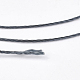 ポリエステル糸  カスタム織りジュエリー作りのために  ダークスレートグレー  0.5mm  約480m /ロール NWIR-K023-0.5mm-16-2