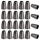 GORGECRAFT 40PCS Metal Bell Stopper 4x7x13mm Conical Cord Rope Locks Fastener Ends Zipper Pull Ends Toggle Clip Cone Cord Lock for Lanyard Backpack Bag Clothing FIND-GF0003-61B-1