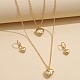 Ожерелья с подвесками из сплава в форме сердца FS-WGCAE07-01-2