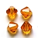Abalorios de cristal austriaco de imitación SWAR-F022-4x4mm-248-1