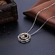 925 Sterling Silver Pendant Necklaces NJEW-BB32334-4