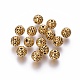 Perles en alliage de zinc de style tibétain X-PALLOY-L230-01AG-NR-1