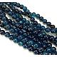 Natural Agate Beads Strand G-L083-8mm-03-1