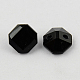 2-Hoyo botones de octágono de acrílico Diamante de imitación de Taiwán BUTT-F016-11.5mm-01-2
