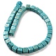 Chapelets de perles en turquoise synthétique TURQ-F009-02D-02-3