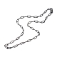 Cable de cadena de collares 304 acero inoxidable NJEW-JN03628-01-2