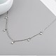 925 подвесные стерлингового серебра ожерелья NJEW-BB47984-A-3