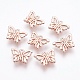 Alloy Butterfly Charms PALLOY-J218-124RG-3A-1