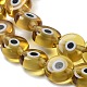 Chapelets de perles rondes de chalumeau manuelles de mauvais œil LAMP-L058-8mm-13-2