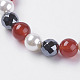 Bracelets extensibles avec perles en hématite synthétique BJEW-I241-26E-2