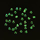 Glow in the Dark Luminous Transparent Glass Seed Beads SEED-YWC0001-01F-7