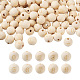 Craftdady 100Pcs 10 Styles Unfinished Natural Wood European Beads WOOD-CD0001-08-2