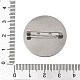 Оправы для кабошонов для брошей из нержавеющей стали 304 STAS-E547-08L-P-4