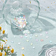 ホビーセイ 120 個 8 色のガラスカボション  ネイルアートの装飾の付属品  スター  ミックスカラー  5.8x6x1.5mm  15個/カラー MRMJ-HY0001-28-4