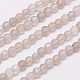 Chapelets de perles en agate grise naturelle G-G545-04E-1