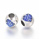 Antique Silver Plated Alloy European Beads CPDL-L021-C01-AS-2