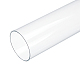 Rundes transparentes Acrylrohr, für das Handwerk, Transparent, 305x80 mm, Innendurchmesser: 75 mm