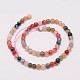 Natural Agate Bead Strands G-G882-6mm-C07-5-2