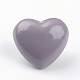No Hole Spray Painted Brass Heart Chime Beads KK-M175-12-1