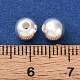 Тонкие серебряные круглые бусины STER-A047-08B-S-3