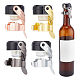 Benecreat 4pcs 4 couleurs bouchons de bouteille de vin en acier FIND-BC0004-71-1