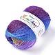 ウール編み糸  セグメント染め  かぎ針編みの糸  カラフル  1ミリメートル、約400 M /ロール YCOR-F001-05-1