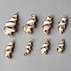 Colgantes de concha de troquídea natural / concha de troco SSHEL-N032-07-1