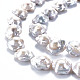 Chapelets de perles en Keshi naturel PEAR-S020-A01-4
