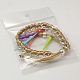 Fashion CCB Plastic Spike Bracelets BJEW-JB00633-11-3