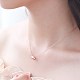 Grooved Column Pendant Necklace for Girl Women NJEW-BB44504-A-2