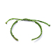 Création de bracelets de corde en nylon tressée AJEW-M001-03-2
