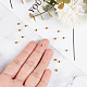 UNICRAFTALE 200pcs 4mm Golden Round Spacer Beads Stainless Steel Loose Beads Metal Small Hole Spacer Beads Smooth Surface Beads Finding for DIY Bracelet Necklace Jewelry Making STAS-UN0003-48G-10