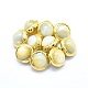 Perles nacrées en coquilles PEAR-P057-02G-1