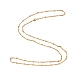 304 Edelstahl-Kabelketten Halsketten NJEW-PH01139-01-3
