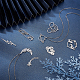 Unicraftale 16 pz 8 stili spazio tema forme miste pendenti 201 fascini in acciaio inox ipoallergenico taglio laser pendenti per braccialetti fai da te orecchini collane creazione di gioielli STAS-UN0026-48-4