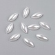Scrapbooking cabochon di perle in acrilico abbellimenti parte posteriore piana per gioielli X-MACR-F012-22-1