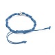 Unisex verstellbare koreanische gewachste Polyesterschnur geflochtene Perlenarmbänder BJEW-JB04669-04-3