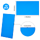 GORGECRAFT 10Pcs Blank Metal Card 80X50X0.8mm Painted Aluminum Panel Anodized Plate for DIY Laser Printing Engraving Custom Engrave Color Print Business Card Scrapbooking Embellishments(Blue) TOOL-GF0003-10A-2